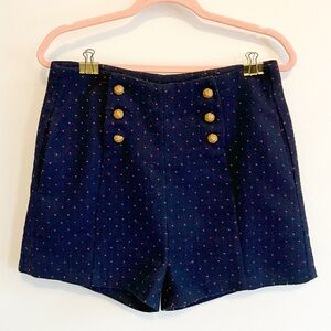 Miss Patina Dot Button Shorts